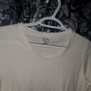 White long sleeve athletic shirt